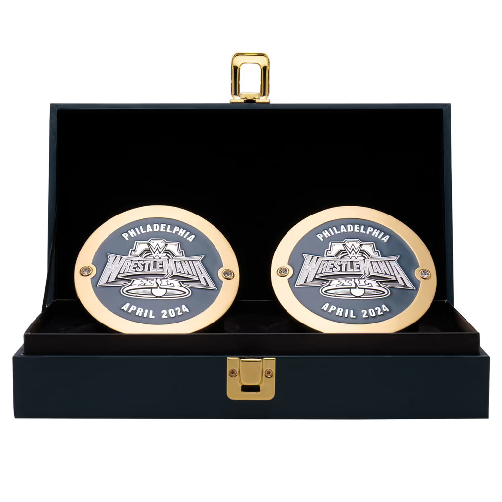 WWE Wrestlemania 40 Side Plate Box Set For Replica Title Belt