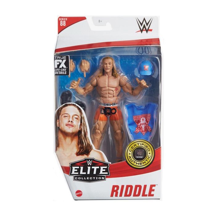 Dmg box Matt Riddle WWE Elite 88 Action Figure Mattel