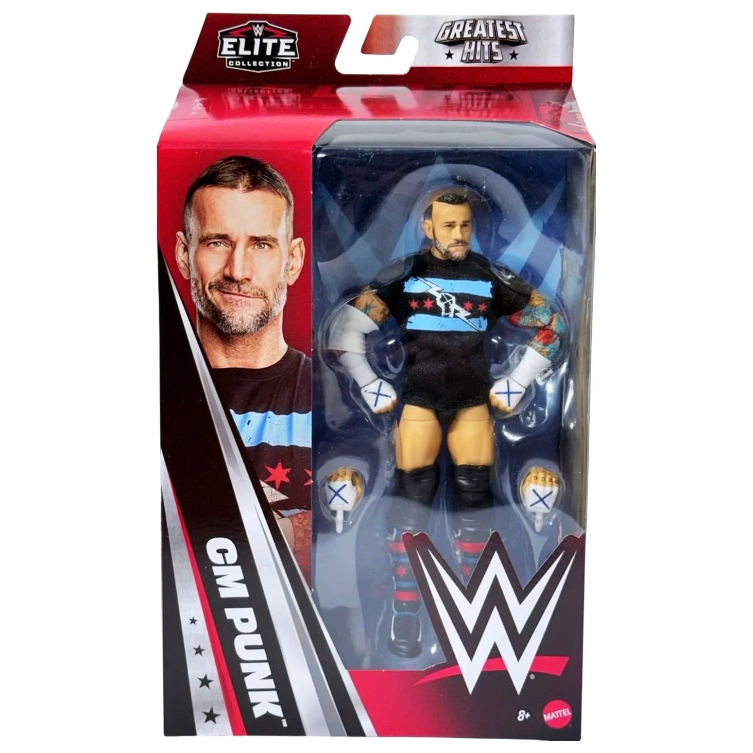 CM Punk WWE Elite Greatest Hits 9 Action Figure Mattel