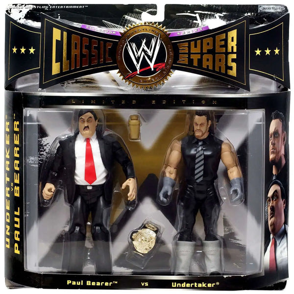 Undertaker and Paul Bearer WWE Classic Superstars 2 Pack Action Figures Jakks