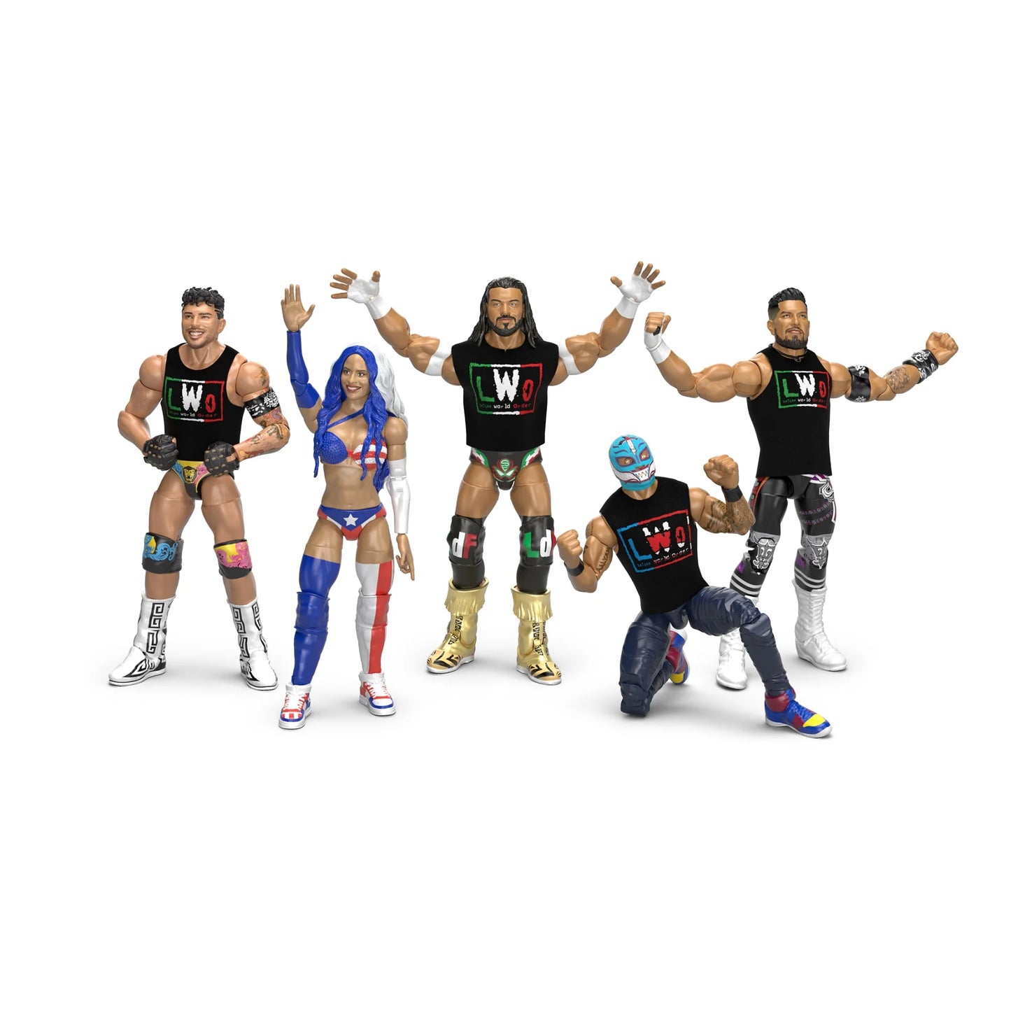 LWO 5 Pack - WWE Elite Collection Action Figures