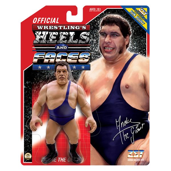 Andre The Giant (Blue Strap) Heels and Faces Series 2 Scale Retro Action Figure WWE