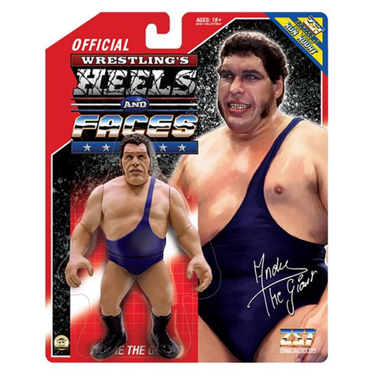 Andre The Giant (Blue Strap) - Heels and Faces Series 2 - Scale Retro Action Figure WWE